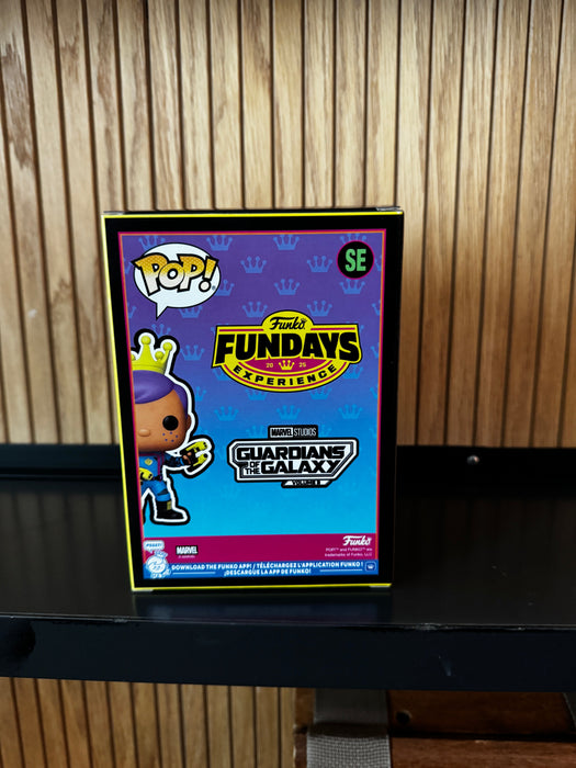 Funko Fundays Experience 2025: Pop! Originals MARVEL GotG Freddy Funko as Star-Lord (Blacklight) LE250