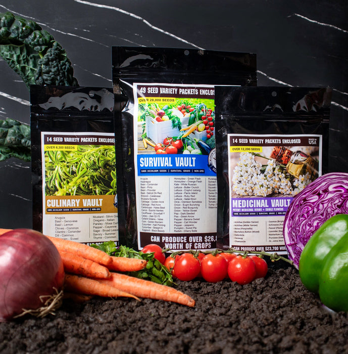 Survival Seed Vault Super Kit - 77 Varieties