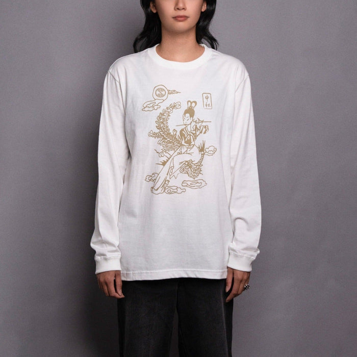 Chang'E White Long Sleeve Shirt