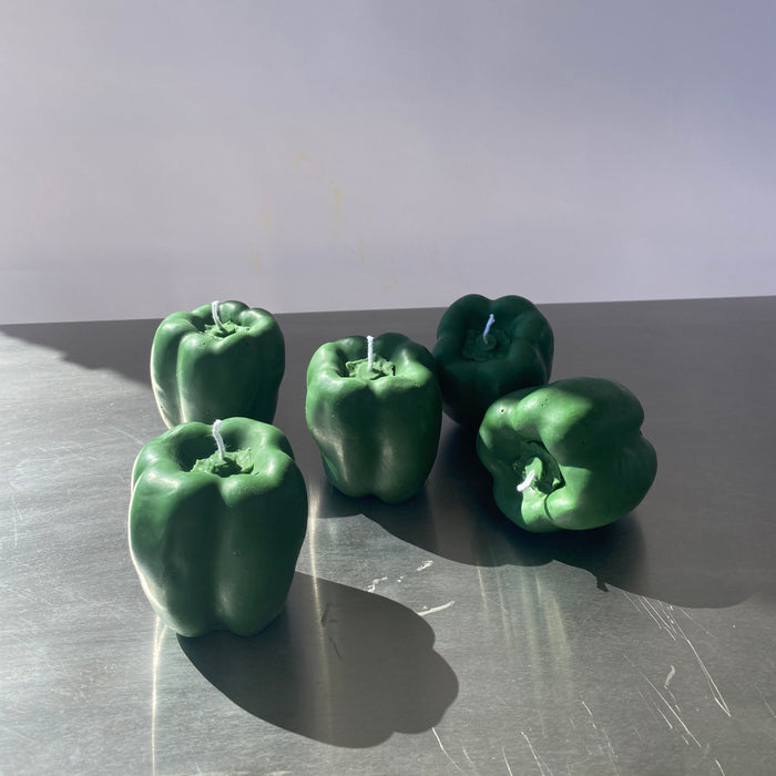 Bell Pepper Candle - Green