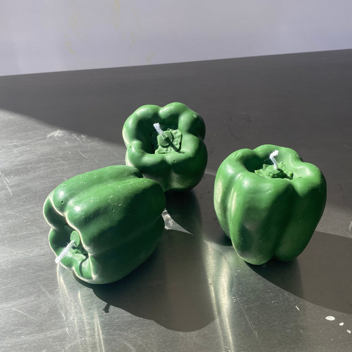 Bell Pepper Candle - Green