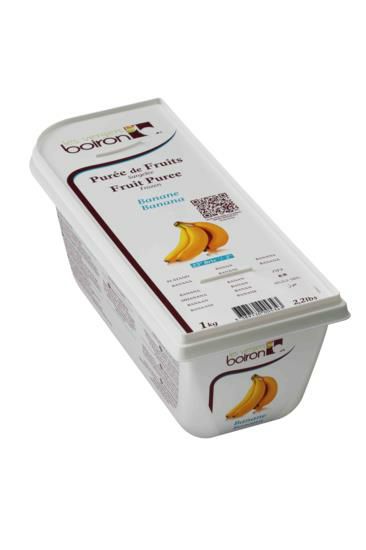 Boiron Brand Premium Banana Puree for professional culinary creations, rich and authentic flavo