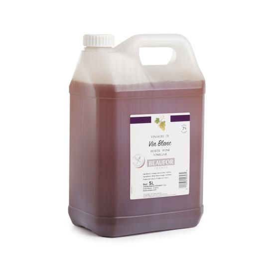 Beaufor French White Wine Vinegar – 5 Liter