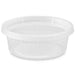 CONTAINER DELI WITH LID 8 OZ 1/240 CT