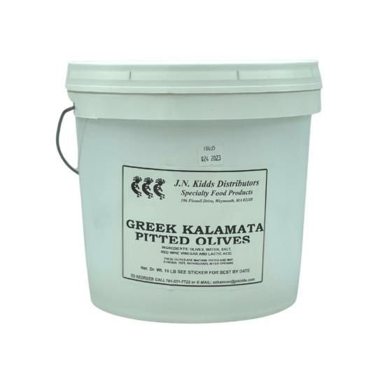 Kalamata Pitted Olives – 10 lb Pail