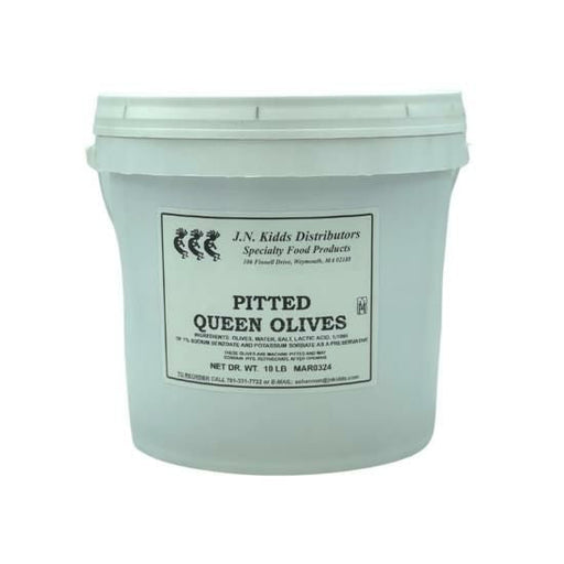 Queen Pitted Olives – 10 lb Pail