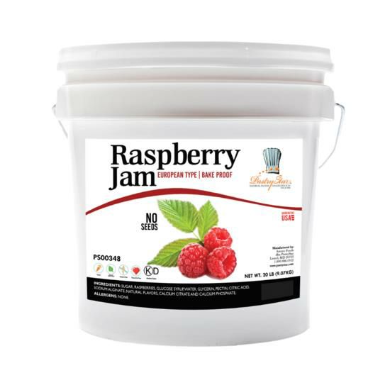 Pastry Star Raspberry Jam – 50 lb Pail