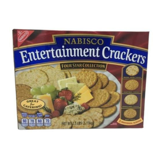 CRACKERS ASSORTEDCRACKERS ASSORTEDSpecialty Food SourceFeatures:

Variety: Get the best of both sweet and savory flavor with this unique assortment of Wheat Thins, Triscuit, Wheatables and Keebler phrases! Plus, each var