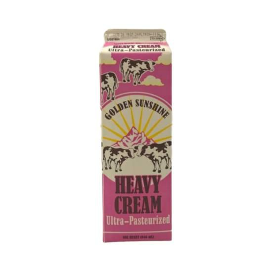Golden Sunshine Heavy Cream 36% – 1 Quart