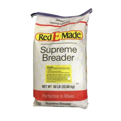 Baking Supplies / FlourSUPREME BREADER FLOURSUPREME BREADER FLOURSpecialty Food SourceFeatures:

Elevate your frying and baking with Red E Made Supreme Breader, a premium coating mix designed to give your culinary creations a flawless, crispy finish. 