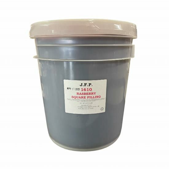 Johnson Food Products Raspberry Square Filling – 40 lb Pail