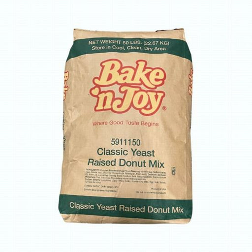 Bag of Bake n' Joy Classic Yeast Raised Donut Mix, for making perfectly fluffy and light donuts.