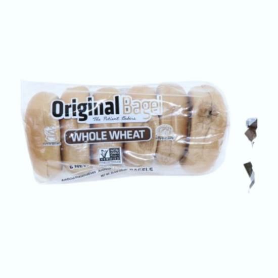 Original Bagel Brand Whole Wheat Bagels - 54 Count, 4.5 oz Each