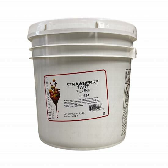 I. Rice Strawberry Tart Filling – 38 lb Pail