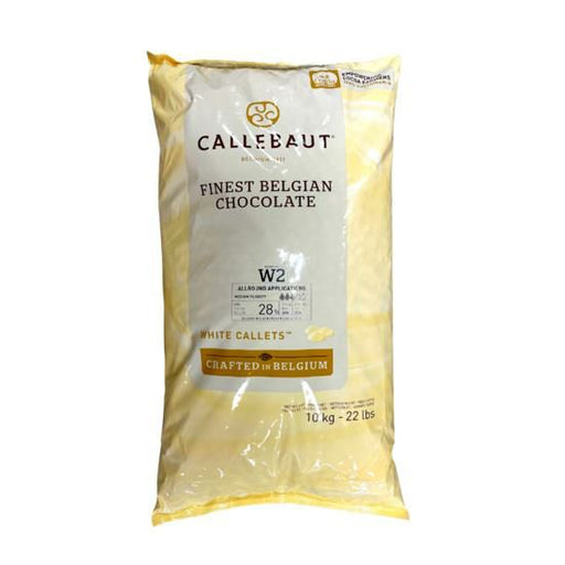 chocolateWHITE W2 CALLETSWHITE W2 CALLETSSpecialty Food SourceRecipe N° W2 is another one of Octaaf Callebaut's original recipes that has grown into many chefs' preferred chocolate. This chocolate is as Belgian as can be, since