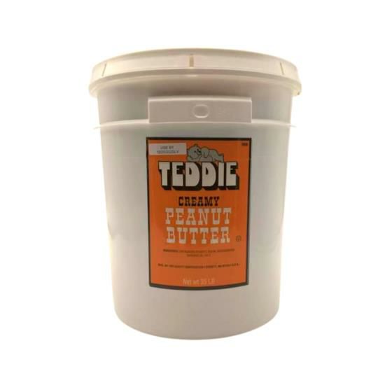 nut butterPEANUT BUTTER 35 LB.-TEDDIEPEANUT BUTTER 35 LBSpecialty Food SourceTeddie Brand Peanut Butter in a 35 lb pail is the ultimate choice for culinary professionals and food service operations looking for quality, consistency, and conven