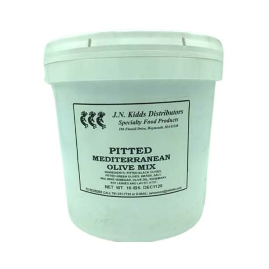 Mediterranean Pitted Olives – 10 lb Pail