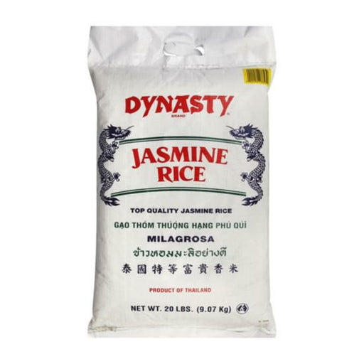RiceJasmine RiceJasmine RiceSpecialty Food SourceIndulge in the exquisite aroma and sublime texture of Dynasty Brand Premium Jasmine Rice, a staple that no kitchen should be without. Sourced from the finest fields,