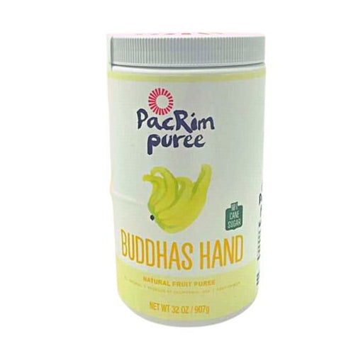 Pac Rim Buddha's Hand Puree packaging, capturing the exotic essence of Buddha's hand for culinary use.