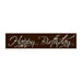 VALRHONA HAPPY BIRTHDAY RECTANGLE