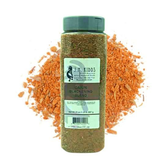 Seasonings & SpicesCAJUN BLACKENING BLENDCAJUN BLACKENING BLENDSpecialty Food SourceFeatures:

Cajun Blackened Blend is a bold and flavorful mix of herbs and spices.
Perfect for adding a little kick to meats, vegetables, fish, soups and stews.
Blend