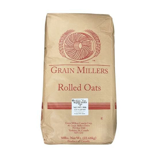 GrainOATS ROLLED REG.GLUTEN FREEOATS ROLLED REGSpecialty Food Source

Start your day with the wholesome goodness of Grain Millers Gluten Free Rolled Oats. Our oats are carefully selected and processed in a dedicated gluten-free facil