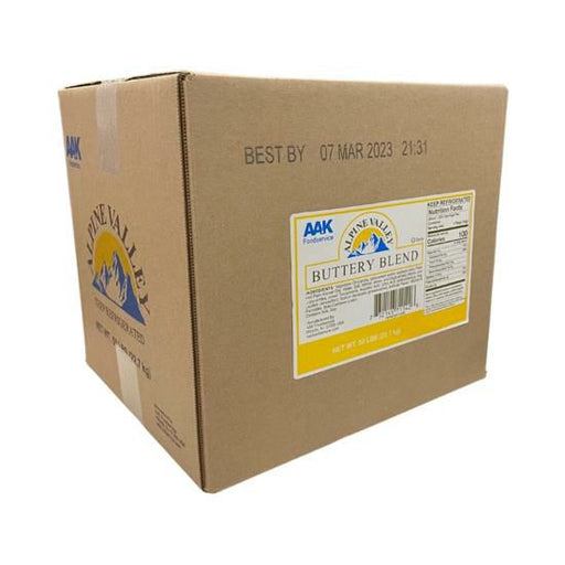Butter BlendBUTTER BLEND ZTF CUBE ALPINE VALLEYBUTTER BLEND ZTF CUBE ALPINE VALLEYSpecialty Food SourceFeatures:

Product Name: Butter Blend ZTF Cube - Alpine Valley
Made with high-quality butter and vegetable oil blend
Low moisture and zero trans fat
Ideal for cookin