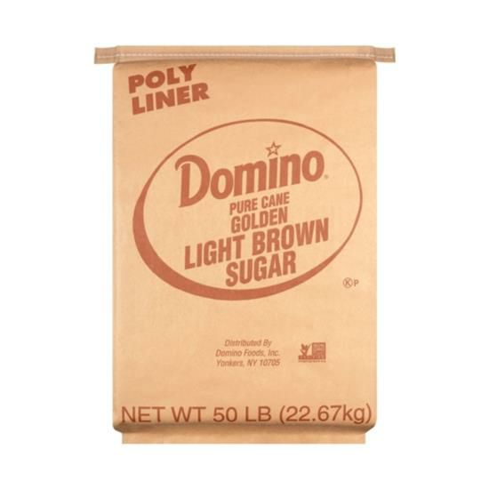Domino Light Brown Sugar – 2 lb or 50 lb