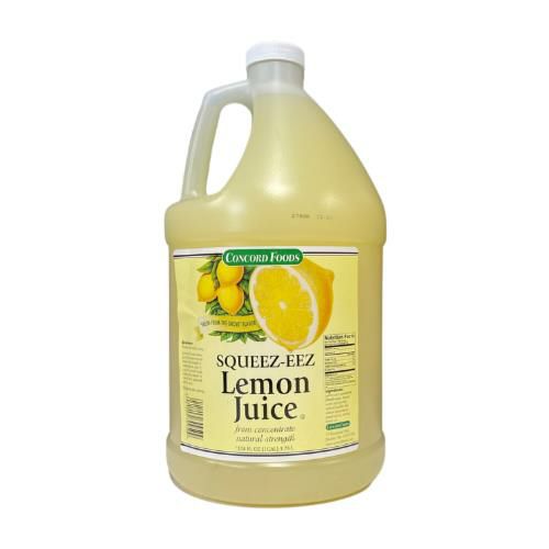 jUICESqueez-eez Lemon Juice - Fresh Squeezed Flavor, Perfect for Cooking & Squeez-eez Lemon Juice - Fresh Squeezed Flavor, PerfectSpecialty Food SourceUnleash the fresh, zesty flavor of lemons with Concord Foods Squeez-eez Lemon Juice. Packaged in a user-friendly squeeze bottle, our lemon juice captures the essence