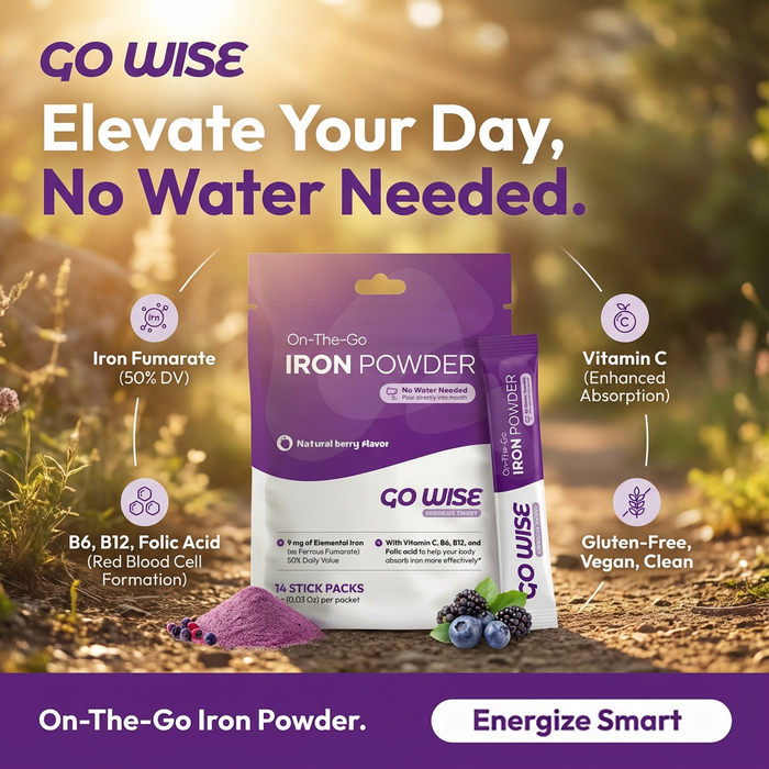 Gentle Iron Supplement for Women and Men (No Water Needed)