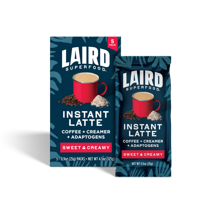 Sweet and Creamy Instant Latte with Adaptogens