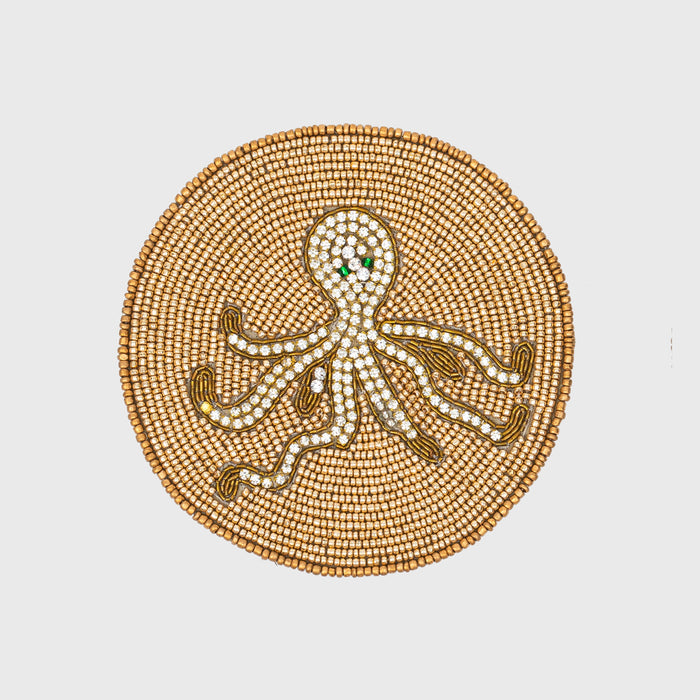 Octopus coaster, set of four