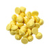 50 lb bag of Callebaut Lemon Chips for baking and confectionery, offering premium lemon-flavored chocolate chips for professional use.