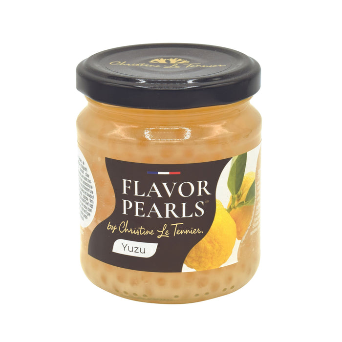 Yuzu Flavor Pearls - Bursting Citrus Caviar