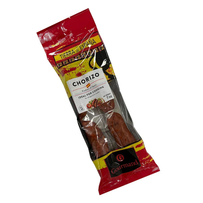 Tierra de España Spanish Chorizo - Ideal for Cooking, Authentic Flavors from Spain, 7.4 oz (Pack of 15)