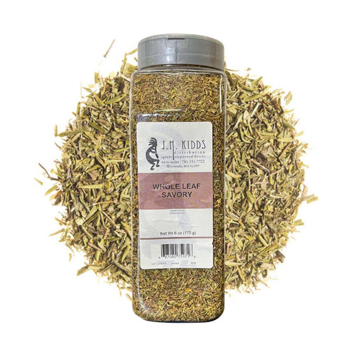 SAVORY, WHOLE LEAFSAVORY,Specialty Food SourceFeatures:

Premium quality whole leaf savory herb for cooking and seasoning
Fresh, aromatic, and flavorful with a slightly peppery taste
Ideal for use in a wide rang