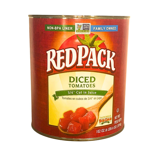 Canned TomatoesDiced TomatoDiced TomatoSpecialty Food SourceRed Pack diced tomatoes are a delicious and convenient addition to any meal, boasting a high-quality tomato flavor and firm texture. The sealed can ensures the tomat