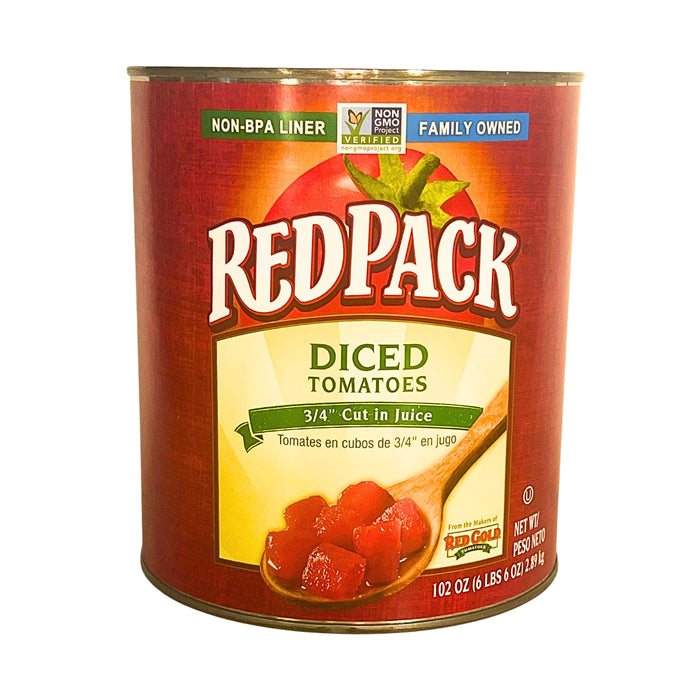 Canned TomatoesDiced TomatoDiced TomatoSpecialty Food SourceRed Pack diced tomatoes are a delicious and convenient addition to any meal, boasting a high-quality tomato flavor and firm texture. The sealed can ensures the tomat