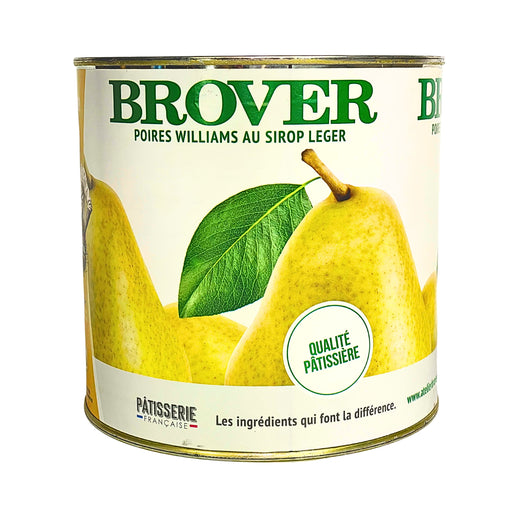 Canned PearPEAR WILLIAM HALVES BROVERPEAR WILLIAM HALVES BROVERSpecialty Food SourceIndulge in the exquisite taste of Brover Brand's Pear Williams Halves in Syrup, a premium product that brings the essence of gourmet French cuisine to your table. So