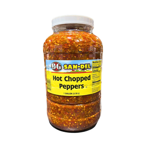 Hot PeppersChopped Hot PeppersCHOPPED HOT PEPPERSSpecialty Food SourceSpice up your meals with the intense flavor of B&amp;G Chopped Hot Peppers. These peppers are finely chopped and packed with heat, perfect for adding a fiery kick to