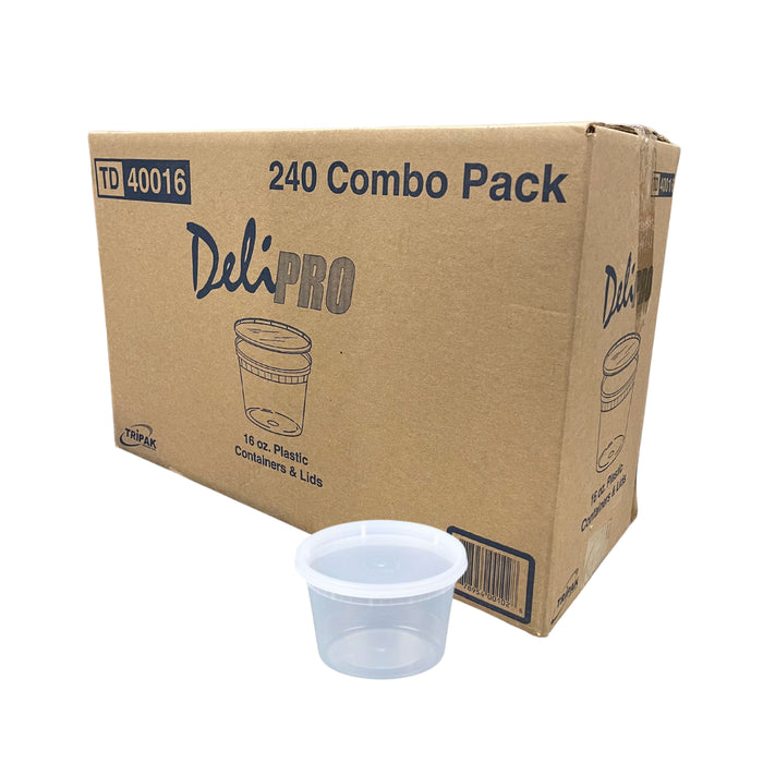 CONTAINER DELI WITH LID 16oz