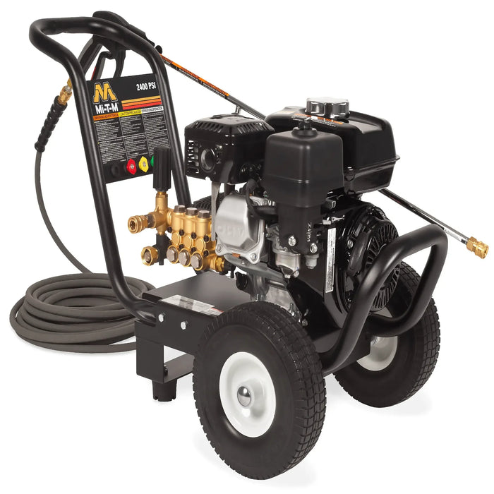 Mi-T-M JP-2403-3MHB Gasoline Pressure Washer – 2400 PSI, 2.4 GPM, Honda GX200