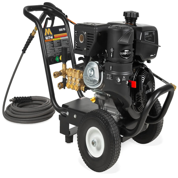 Mi-T-M JP-3003-3MKB Gasoline Pressure Washer – 3000 PSI, 3.0 GPM, Kohler CH395