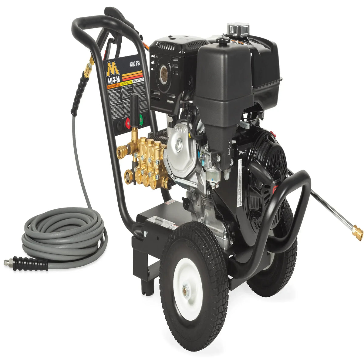 Mi-T-M JP-4004-3MHB Gas Pressure Washer – 4000 PSI, 3.5 GPM, Honda GX3 ...
