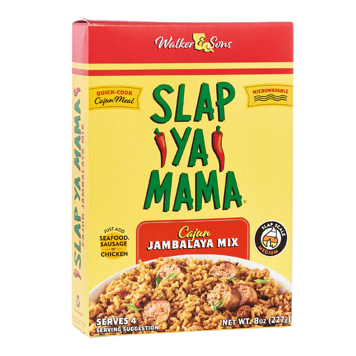 Slap Ya Mama Cajun Jambalaya Mix - 8 oz (Pack of 12) - Easy Family Meal