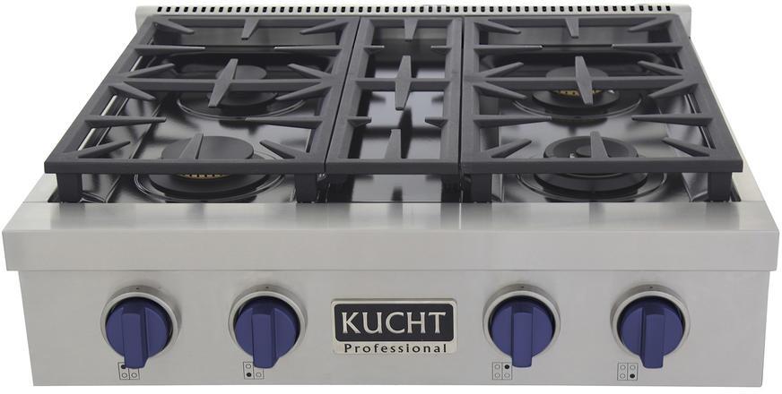 Kucht 30" 4 Burners Stainless Propane Cooktop KFX309T/LP-B