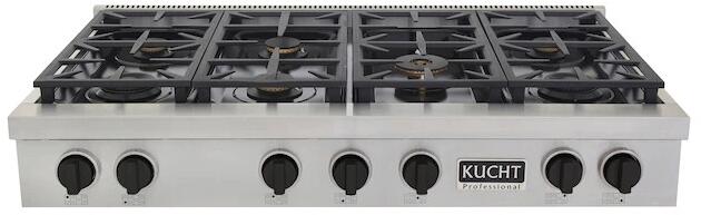 KUCHT 48" Inch Gas Sealed Burner Rangetop, KFX489T-K