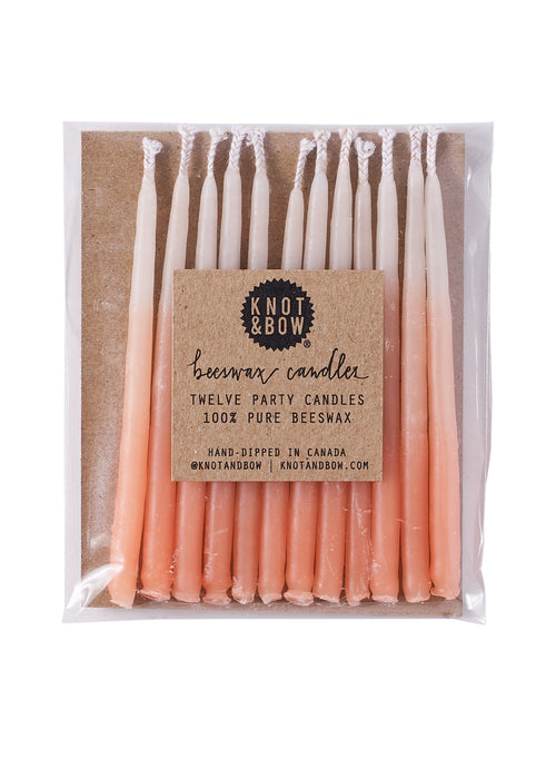 Knot & Bow Assorted Beeswax Party Candles