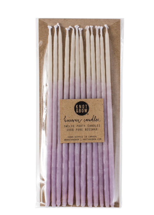 Knot & Bow Assorted Beeswax Party Candles