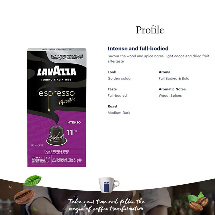 Lavazza Espresso Intenso Nespresso Capsules 10ct